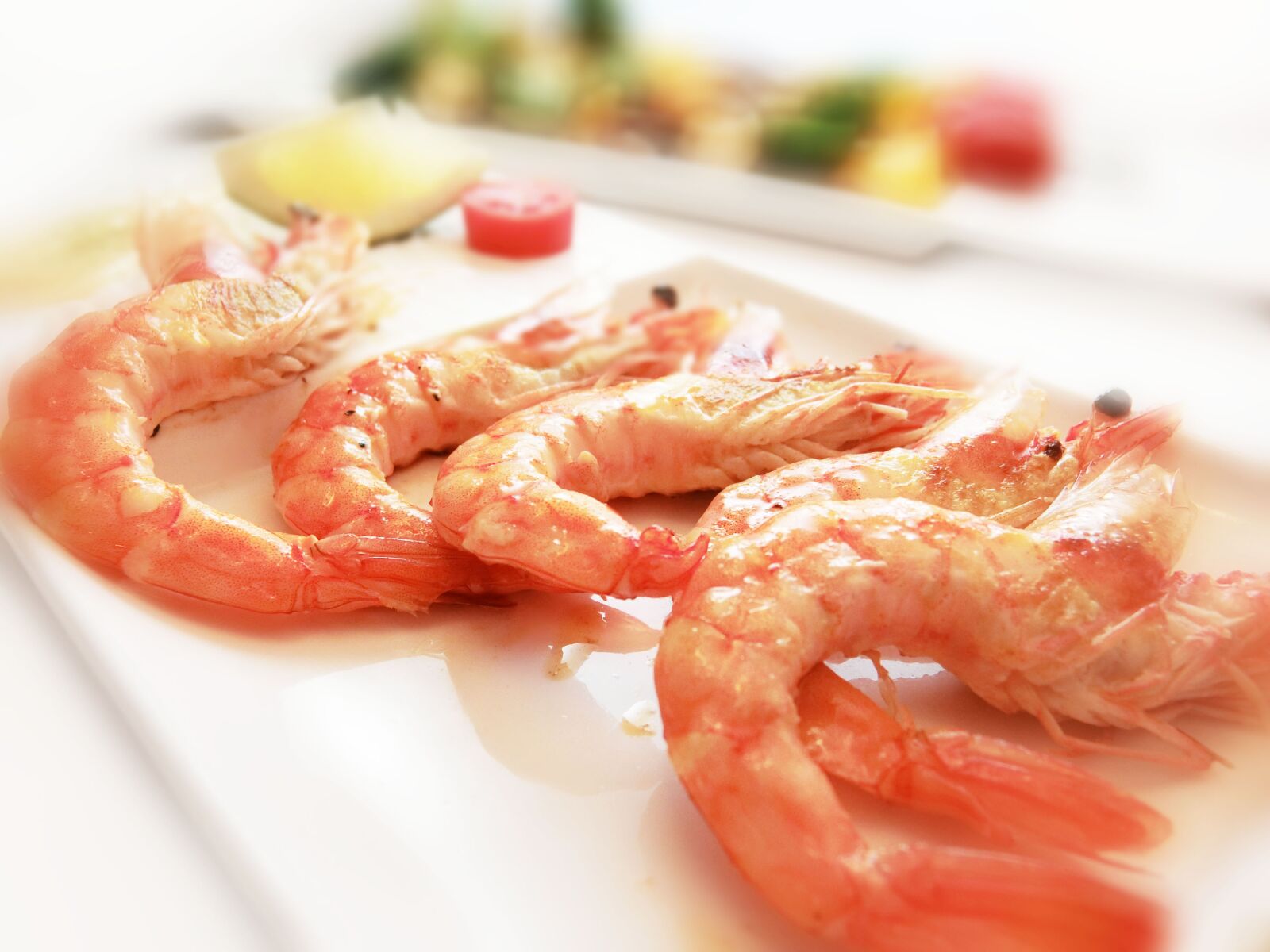 CASIO EX-10 sample photo. Shrimp, seafood, catering photography