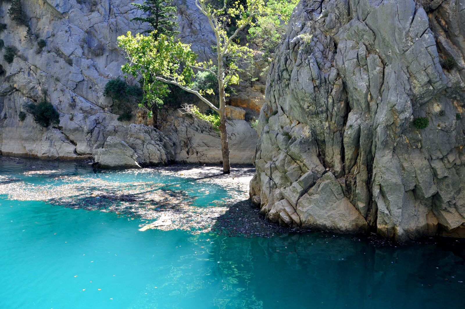 Nikon D5000 sample photo. Bergsee, rock, landscape photography