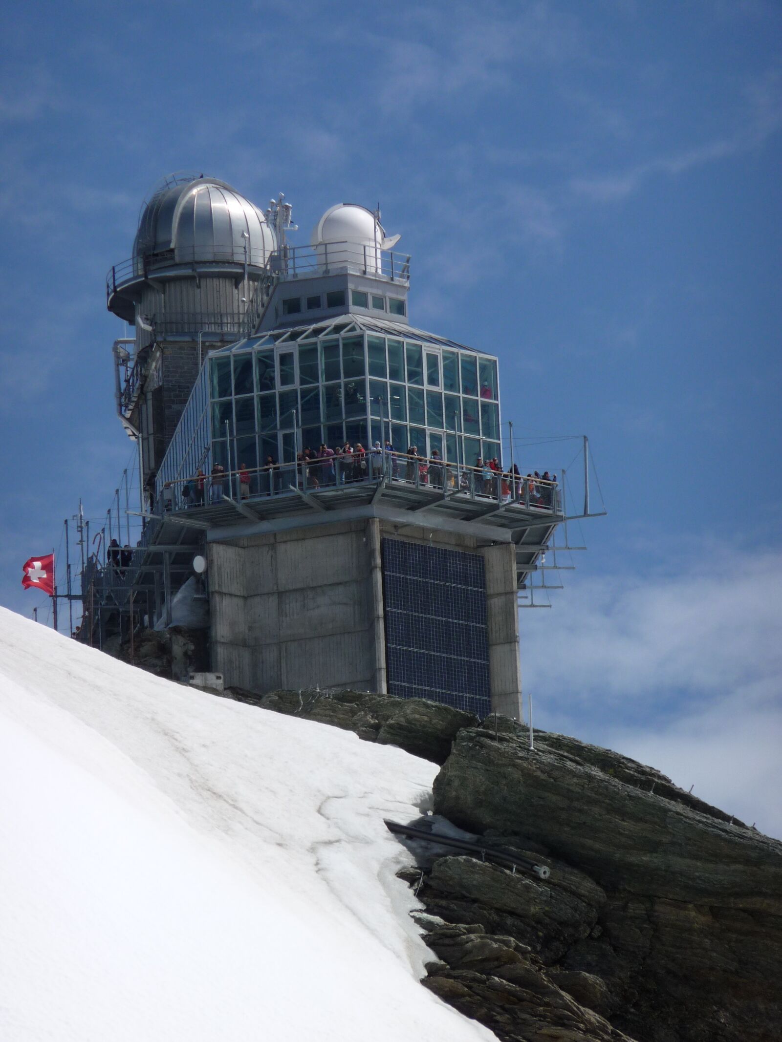 Panasonic Lumix DMC-TZ5 sample photo. Sky, solar observatory, jungfraujoch photography