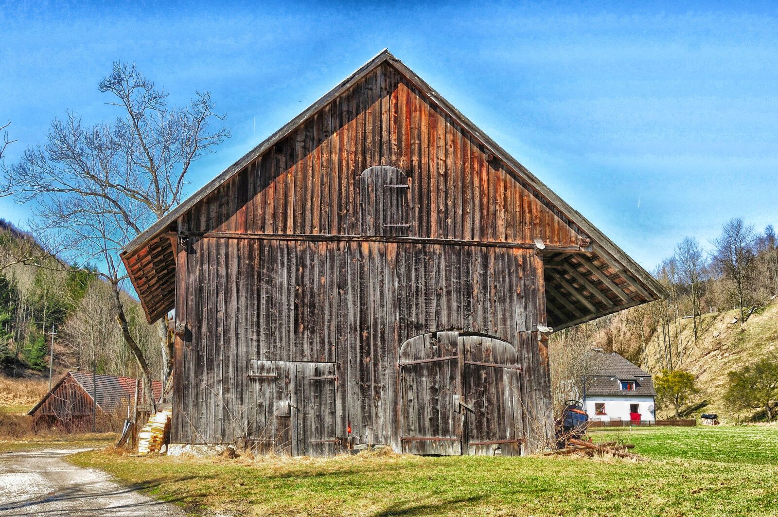 Nikon D90 sample photo. Barn, austria, farm photography