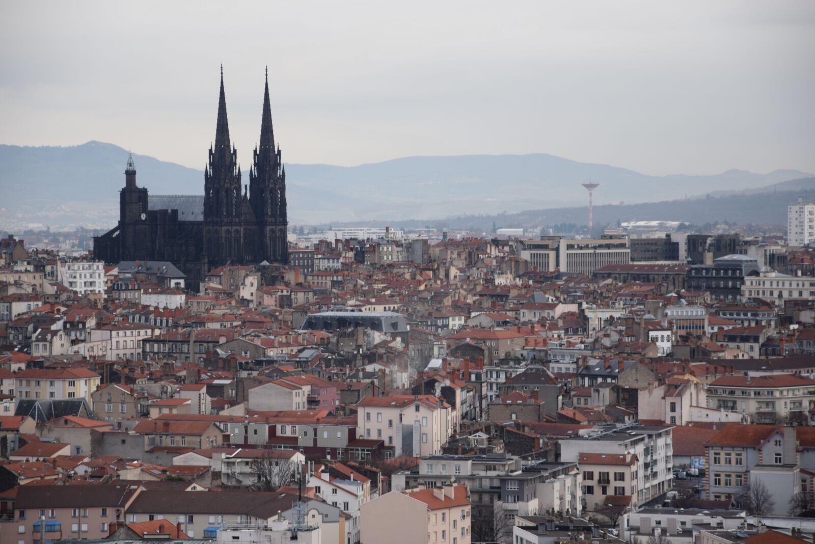 Nikon D5300 sample photo. Clermont-ferrand, cathedral, city photography