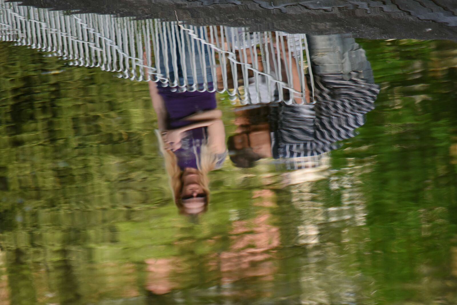 Nikon D5500 sample photo. Blurry, family, people, reflection photography