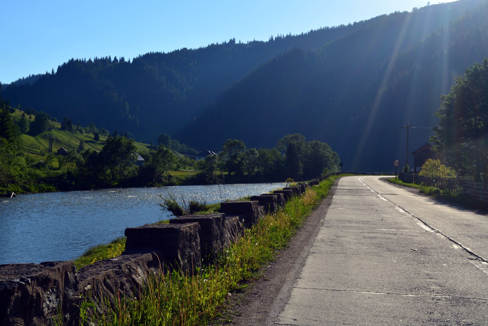 Nikon D5200 sample photo. Road, nature, romania photography