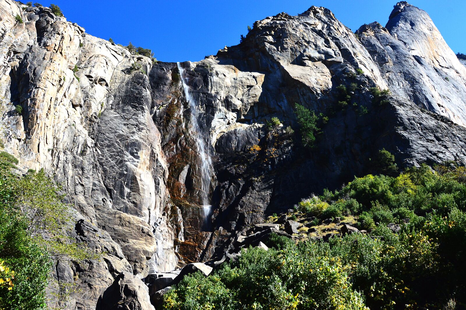 Nikon D3200 sample photo. Usa, mountains, waterfall photography