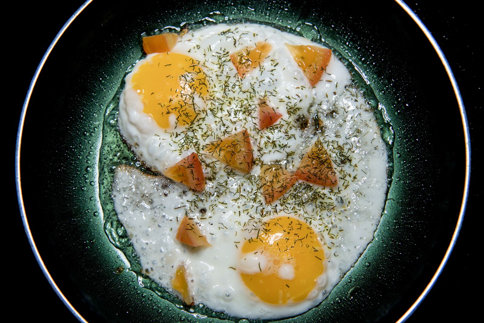 Nikon D810 sample photo. Food, frying pan, egg photography