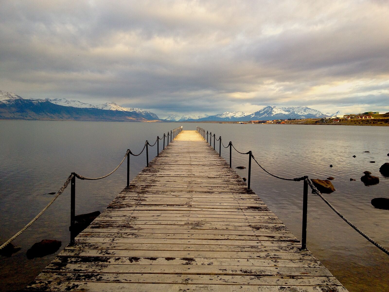 iPhone 4S back camera 4.28mm f/2.4 sample photo. Puerto natales, magellan, antarctica photography