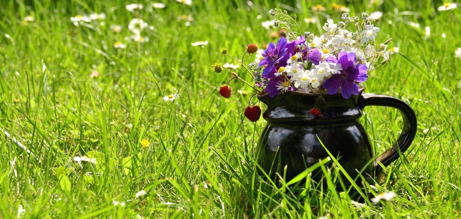 Nikon D5100 sample photo. Ceramics, cup, flower, bouquet photography
