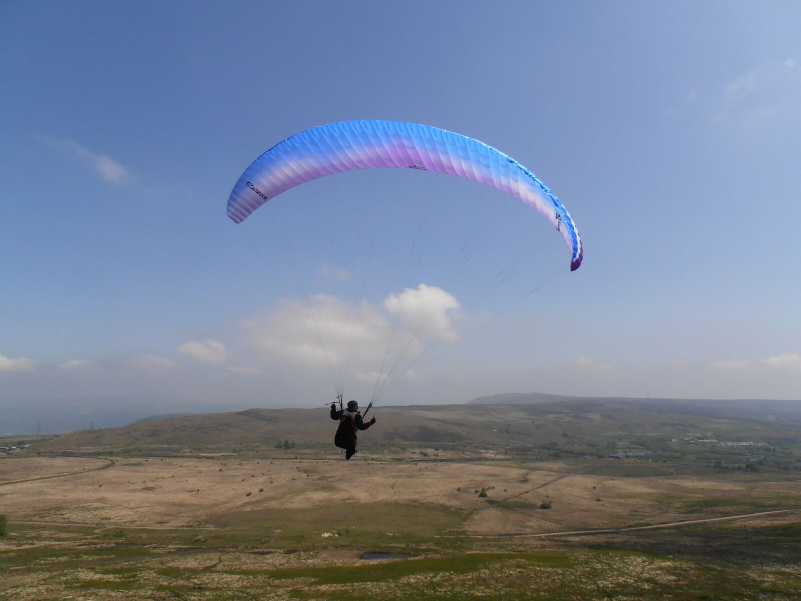 Olympus VR310,D720 sample photo. Paragliding, glider, sport photography