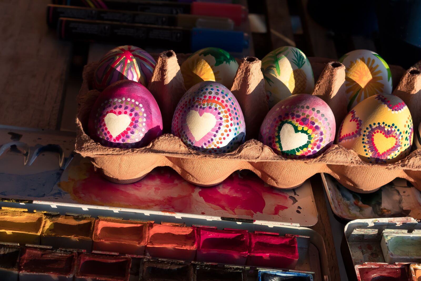 Canon EOS 1300D (EOS Rebel T6 / EOS Kiss X80) sample photo. Egg, colorful, easter eggs photography