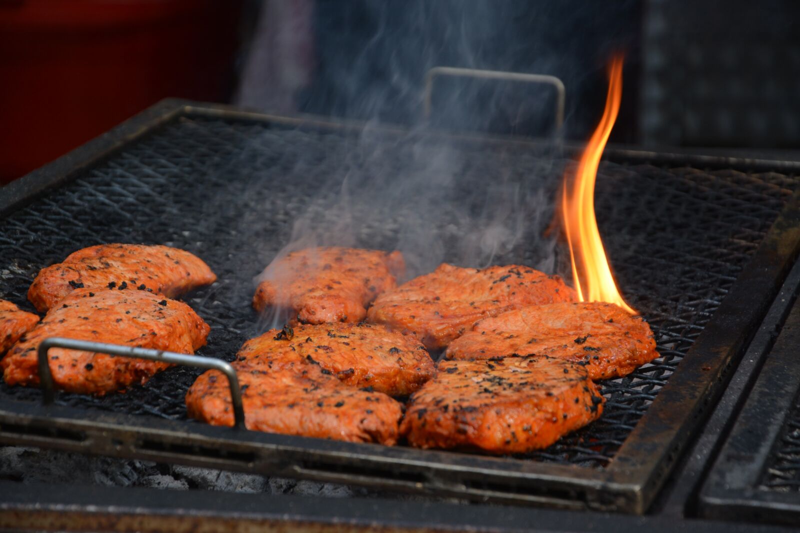 Nikon D7100 sample photo. Grill, meat, eat photography