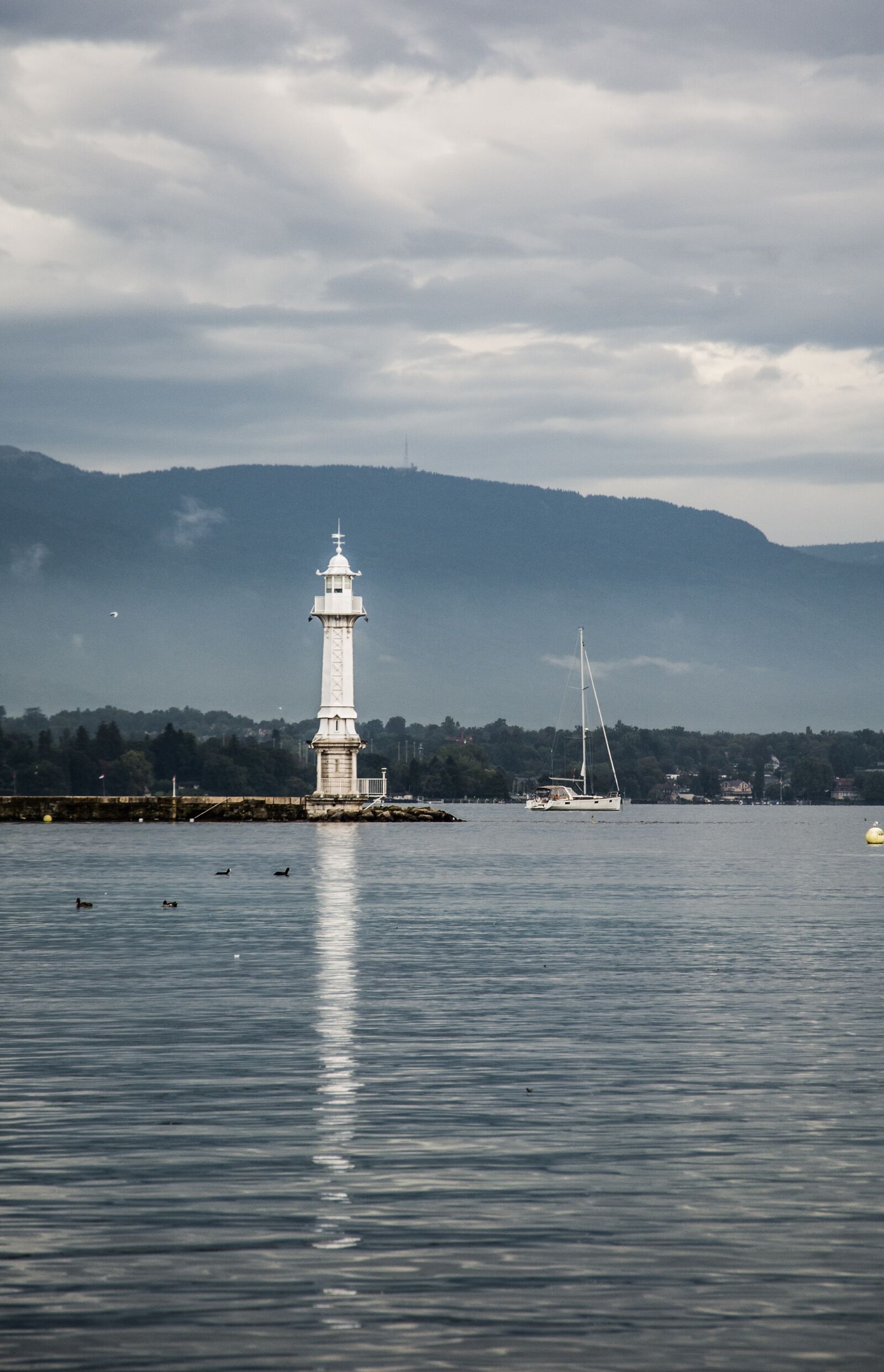 Nikon D7100 sample photo. Lighthouse, port, lake photography