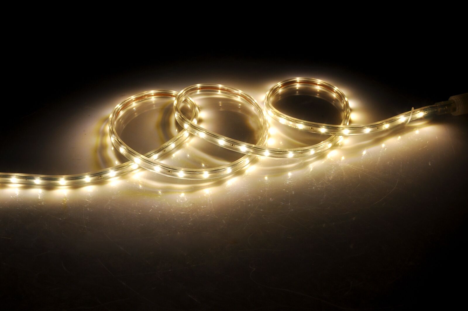 Nikon D90 sample photo. Led, led strip, lights photography