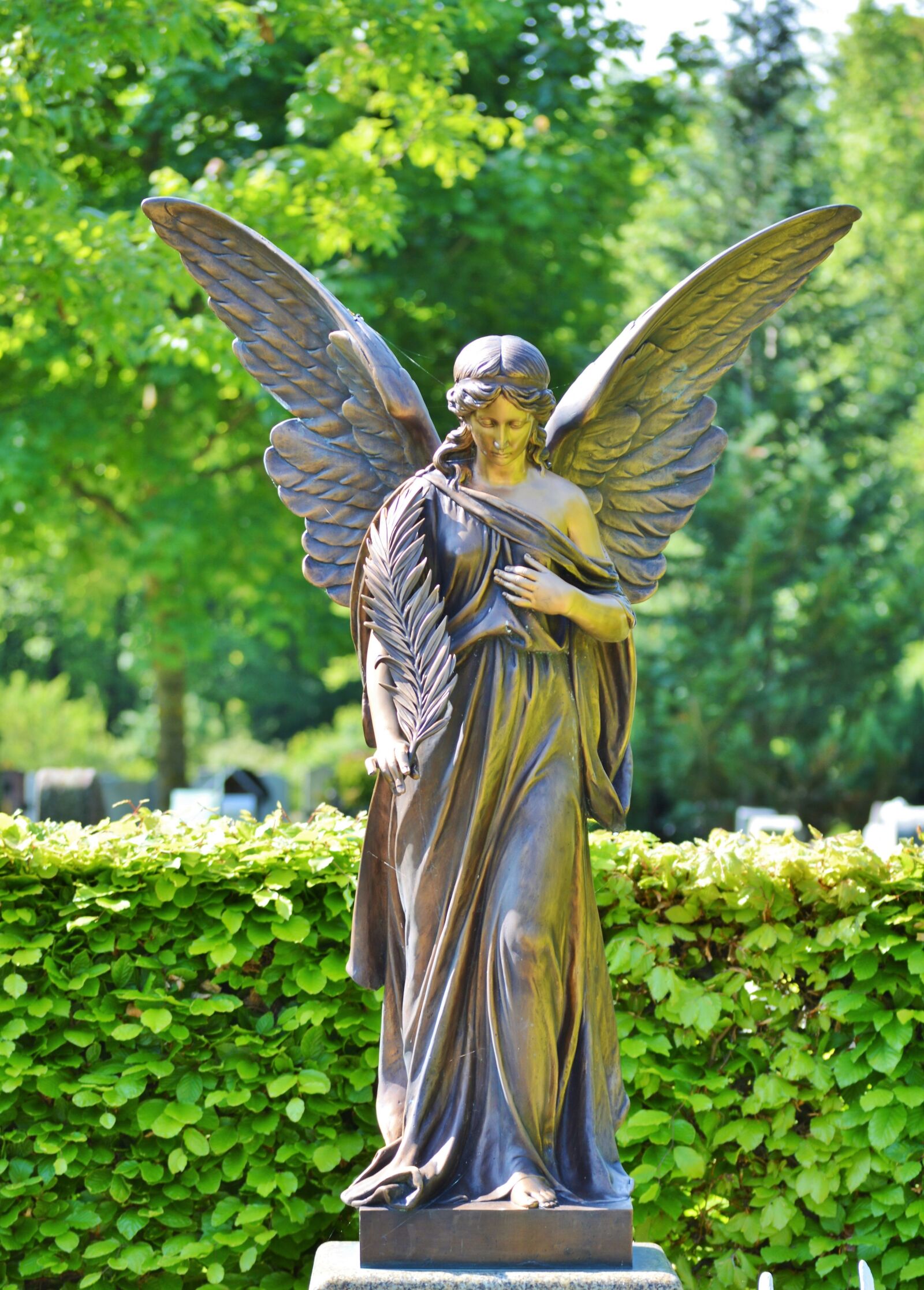 Nikon D3200 sample photo. Statue, figure, angel photography