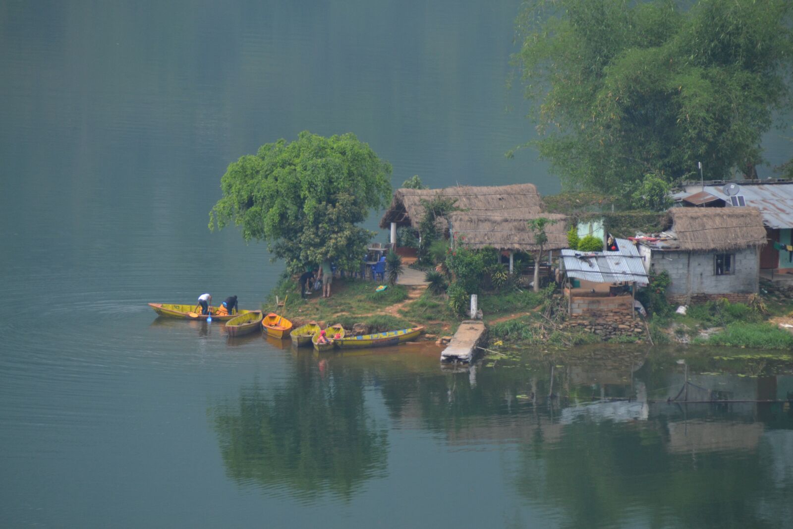 Nikon D3100 sample photo. Fishing village, nepal, begnas photography