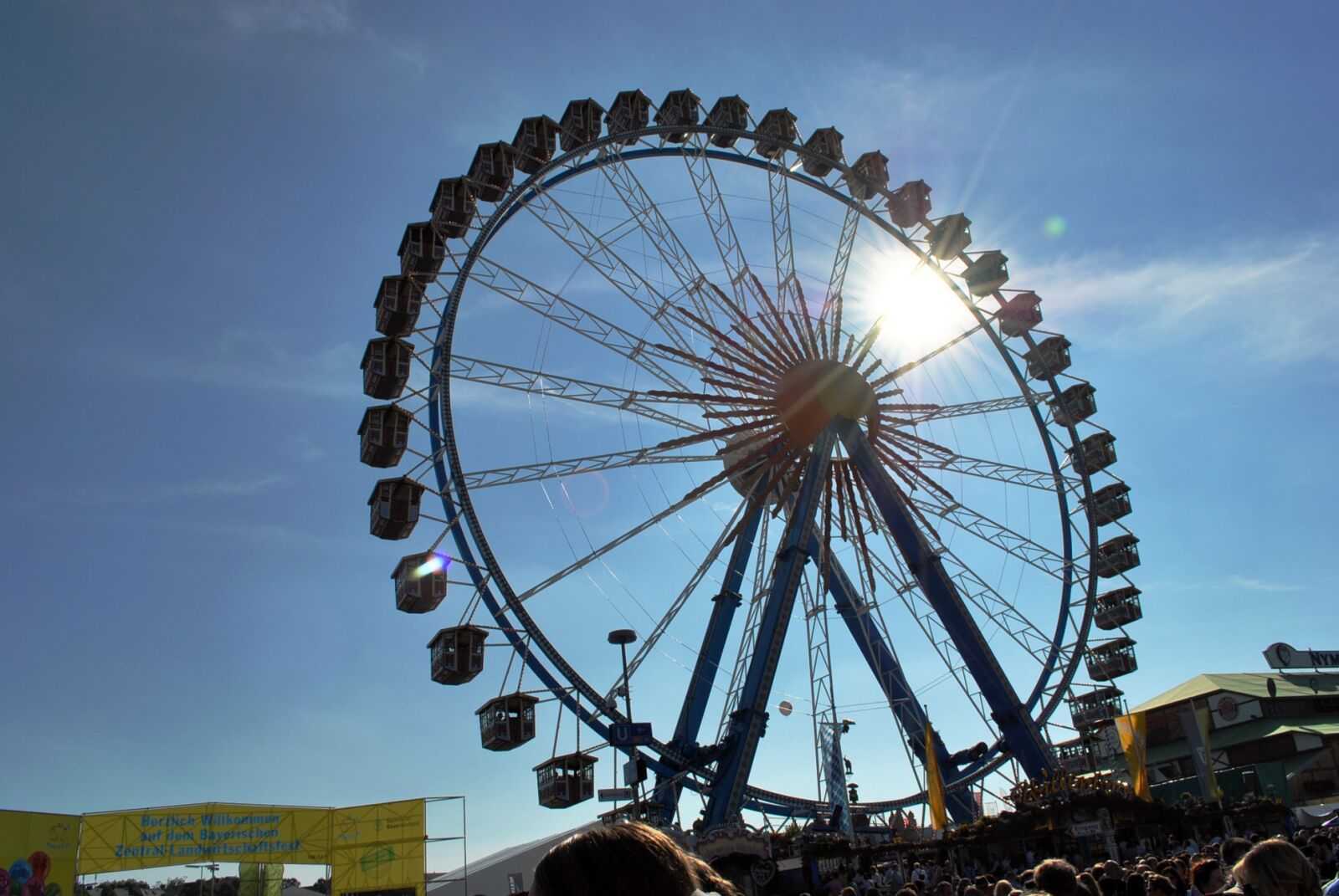Nikon D3000 sample photo. Ferris wheel, octoberfest, travel photography