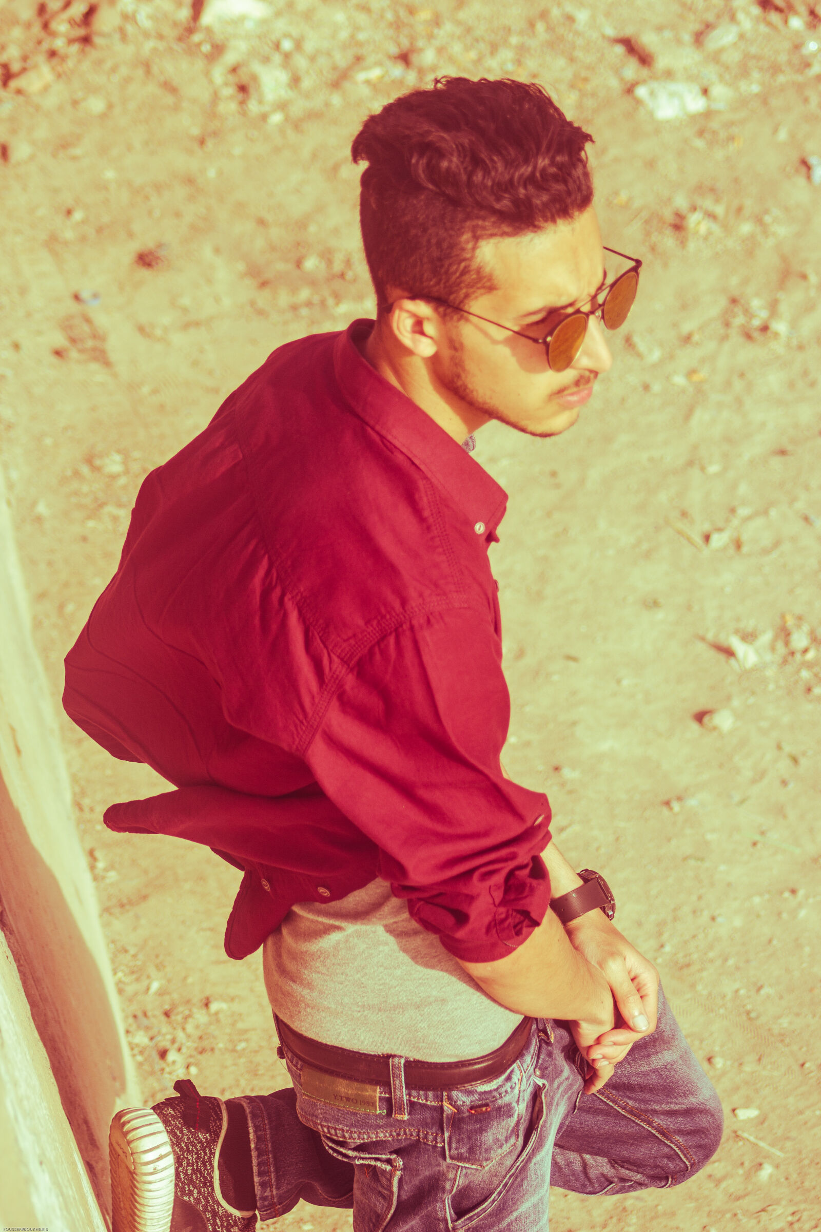 Canon EF 75-300mm f/4-5.6 sample photo. Boy, boys, casablanca, color photography