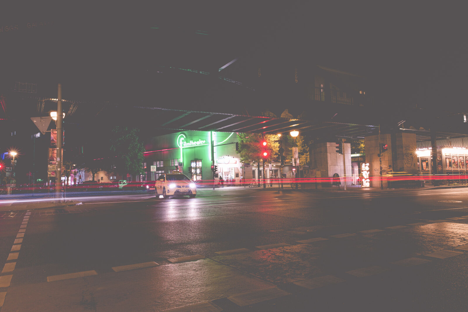Canon EF 24-70mm F2.8L II USM sample photo. City, road, lights, night photography