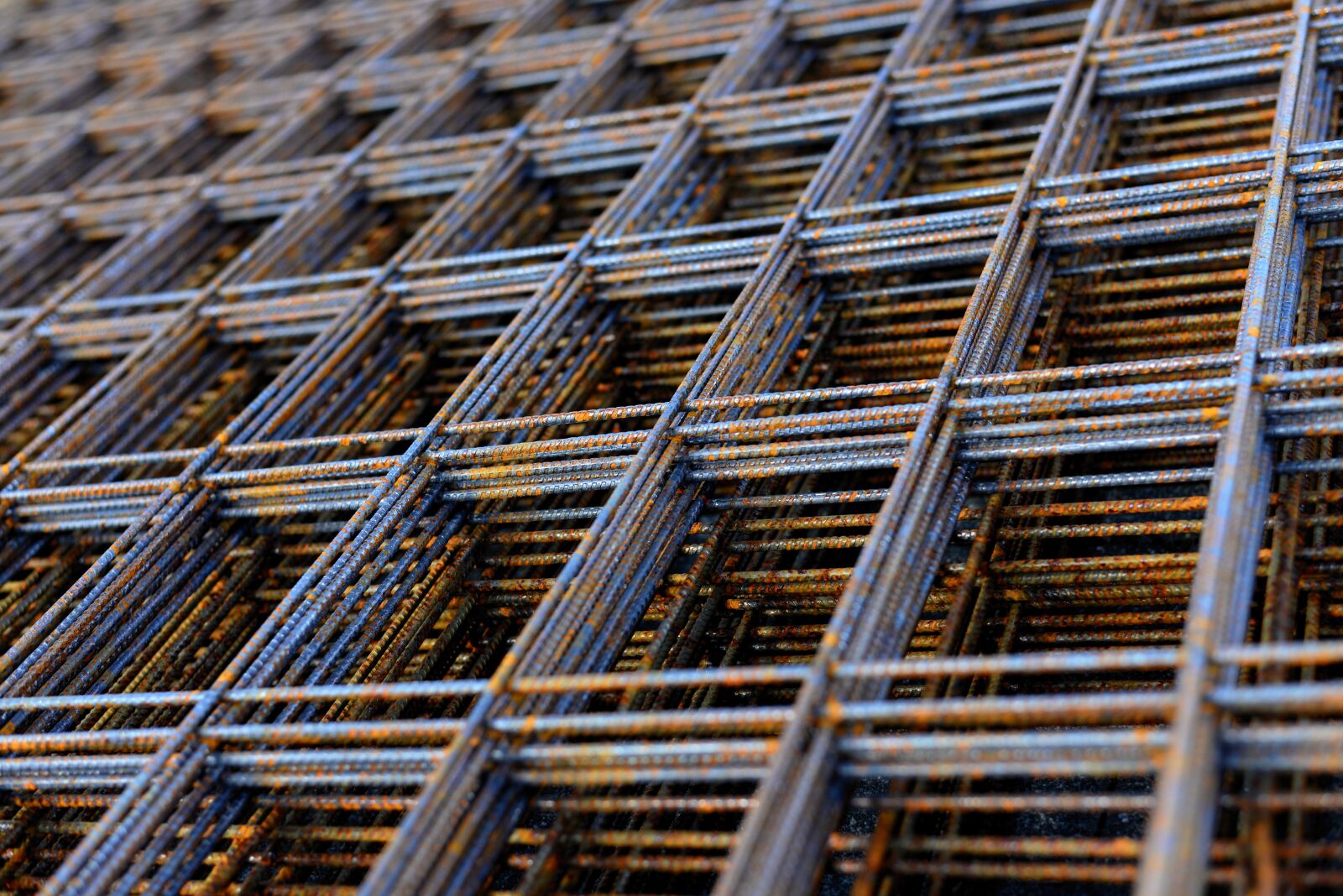 Nikon D610 sample photo. Welded wire mesh, structural photography