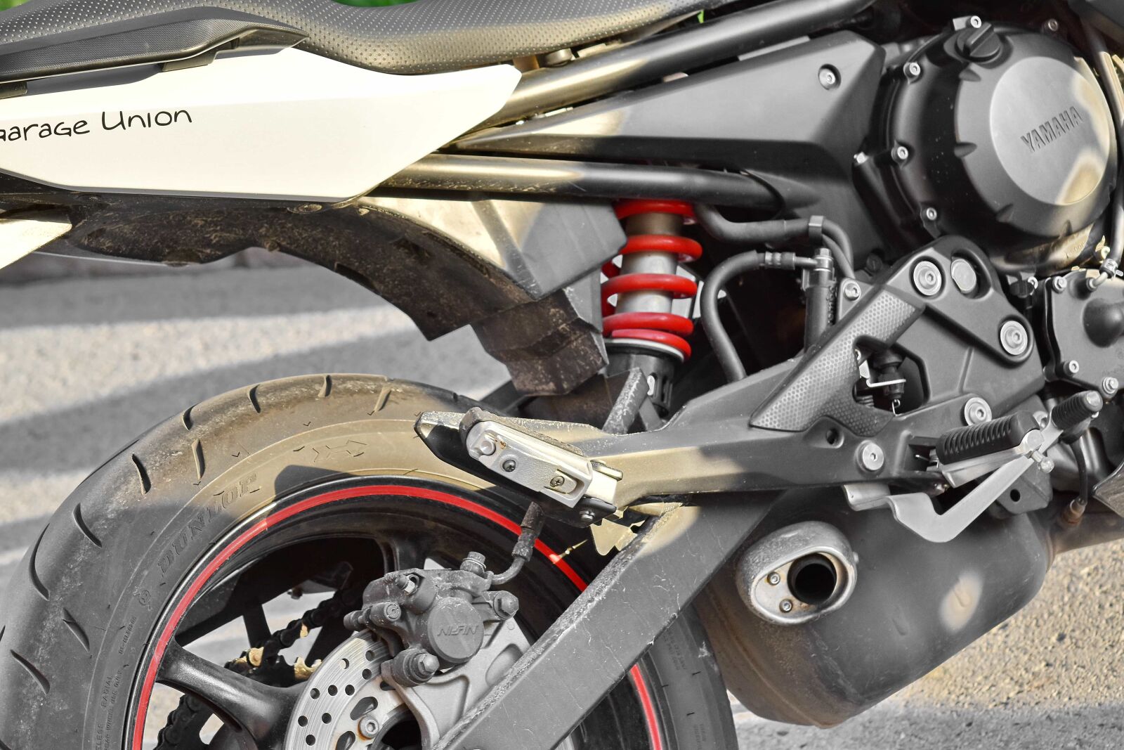 Nikon D5500 sample photo. Chain, engine, motorbike, suspension photography