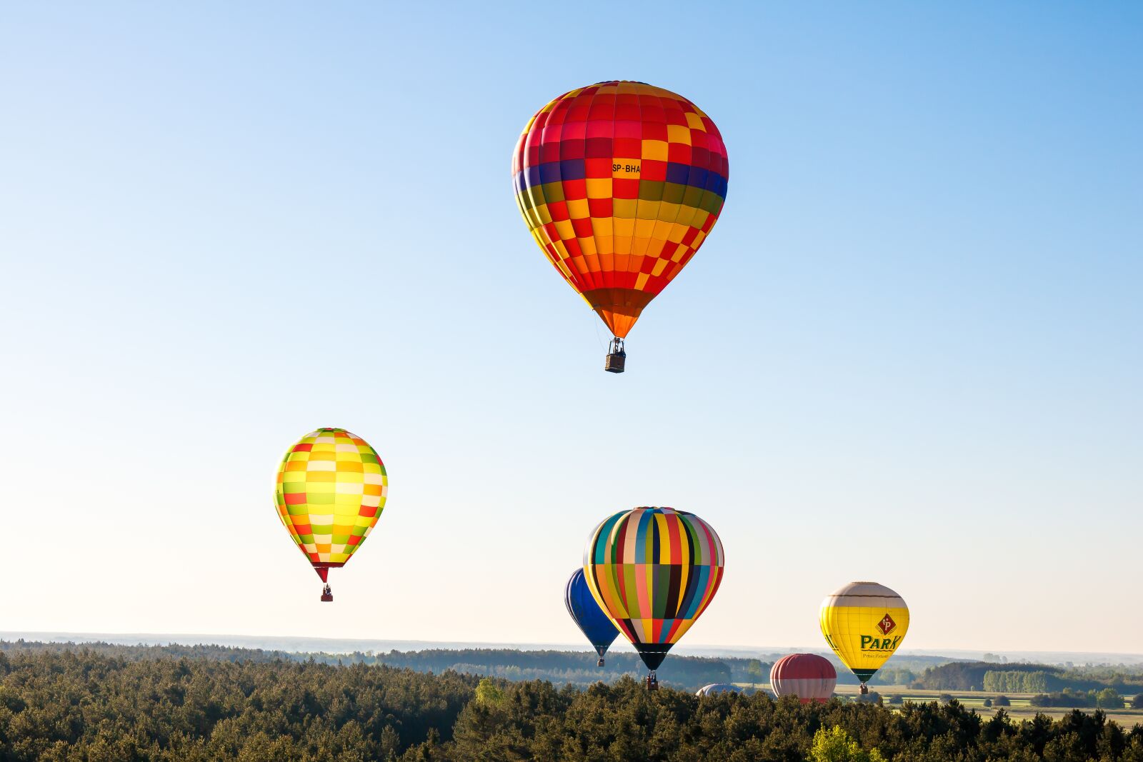 Canon EOS 760D (EOS Rebel T6s / EOS 8000D) sample photo. Balloons, flying, colorful photography
