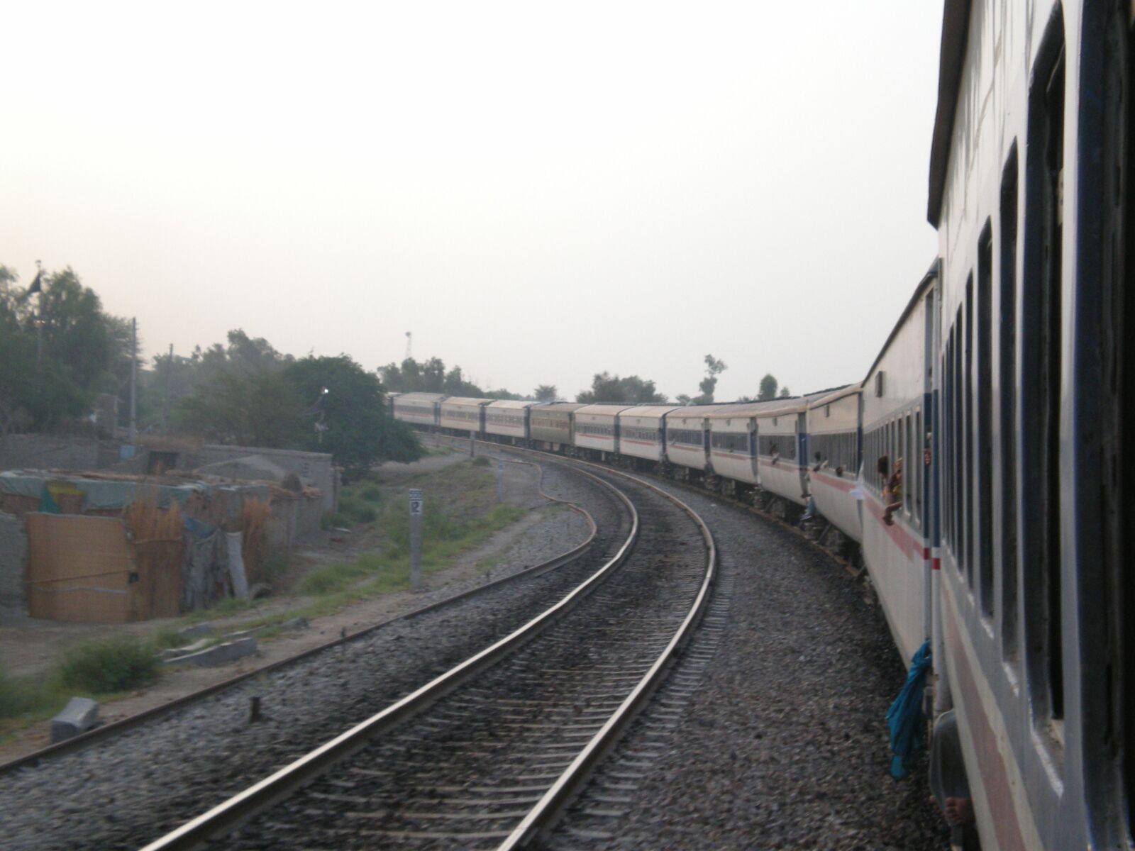 Nikon COOLPIX L14 sample photo. Train, railway, pakistan photography
