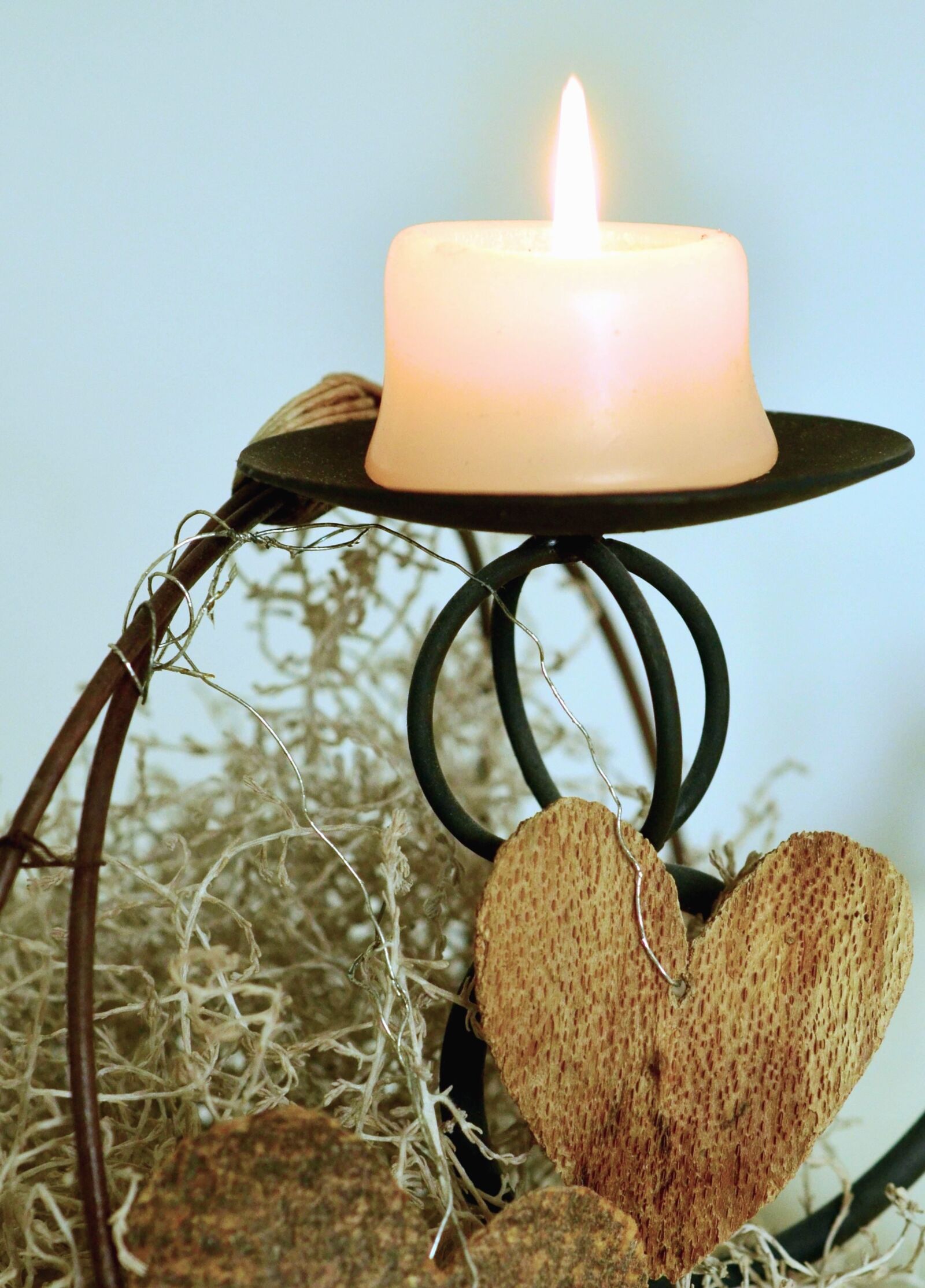 Nikon D5100 sample photo. Candle, candlestick, wax, hot photography