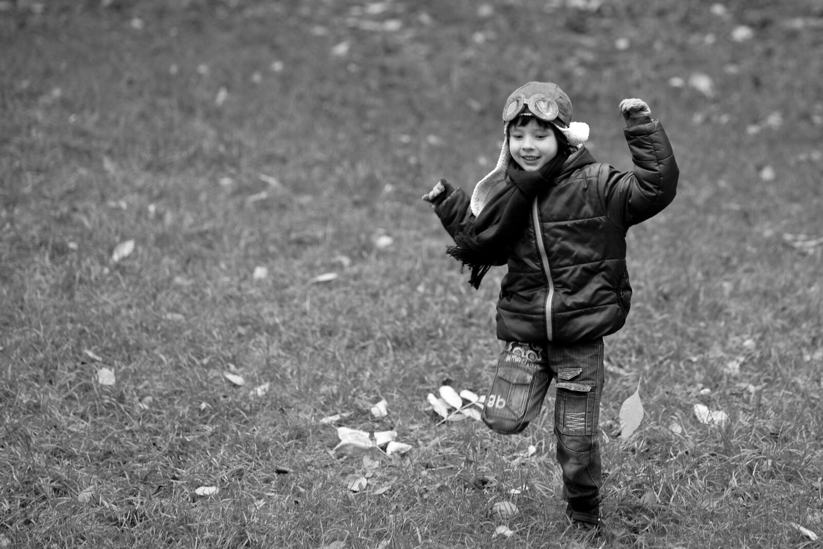 Nikon D610 sample photo. Boy, autumn, park photography