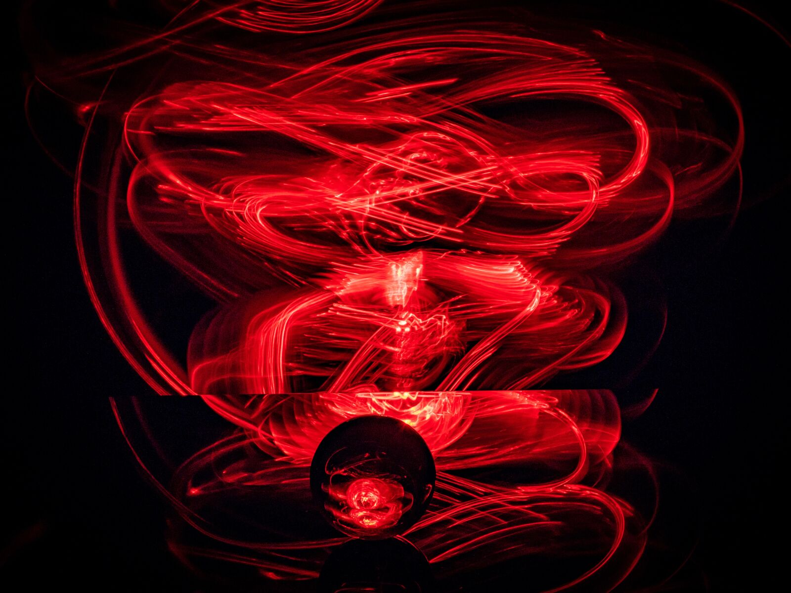 Olympus OM-D E-M1 Mark II sample photo. Reflection, lightpainting, lichtmalerei photography