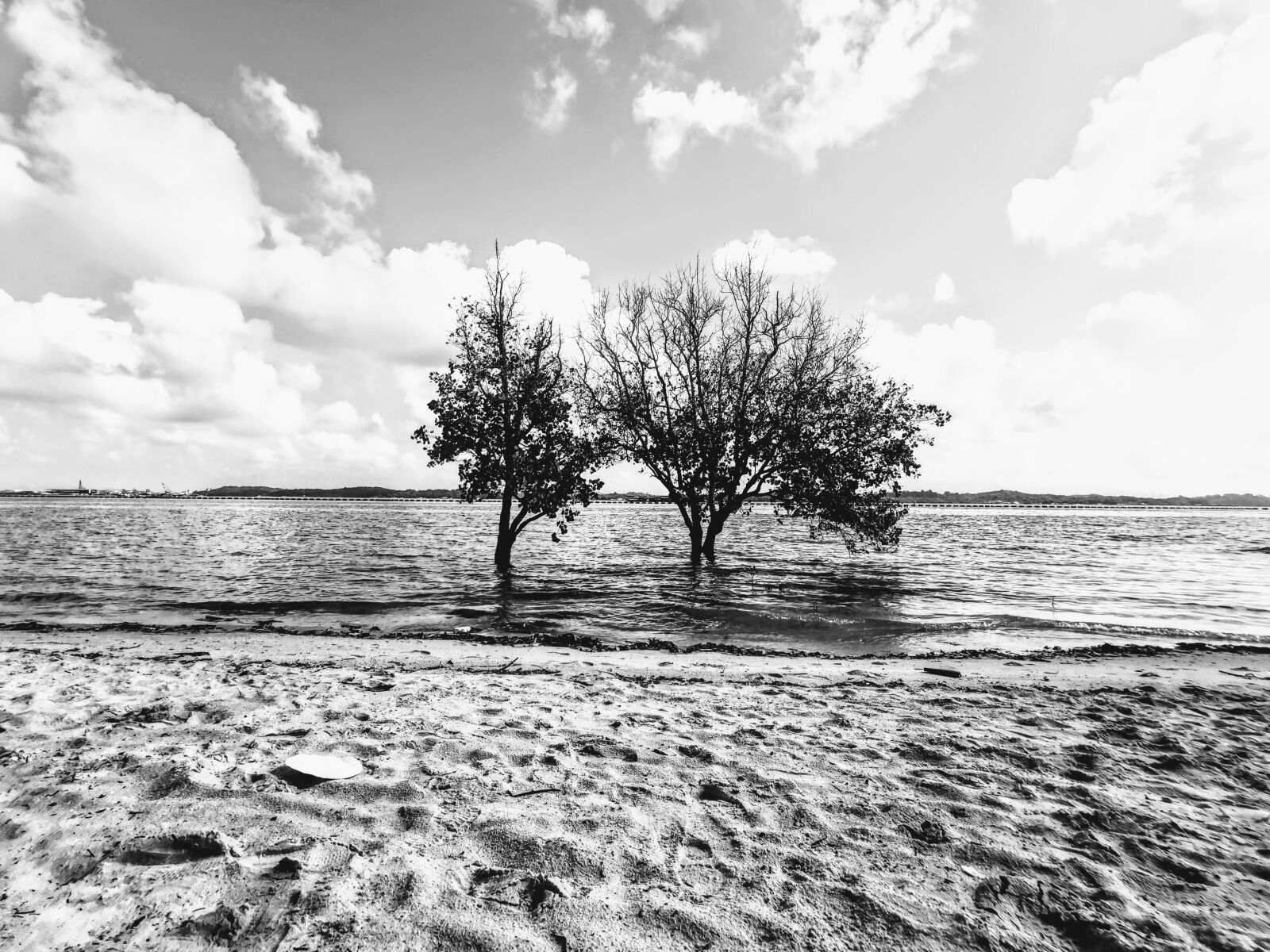 HUAWEI LYA-L29 sample photo. Beach, singapore, clouds photography