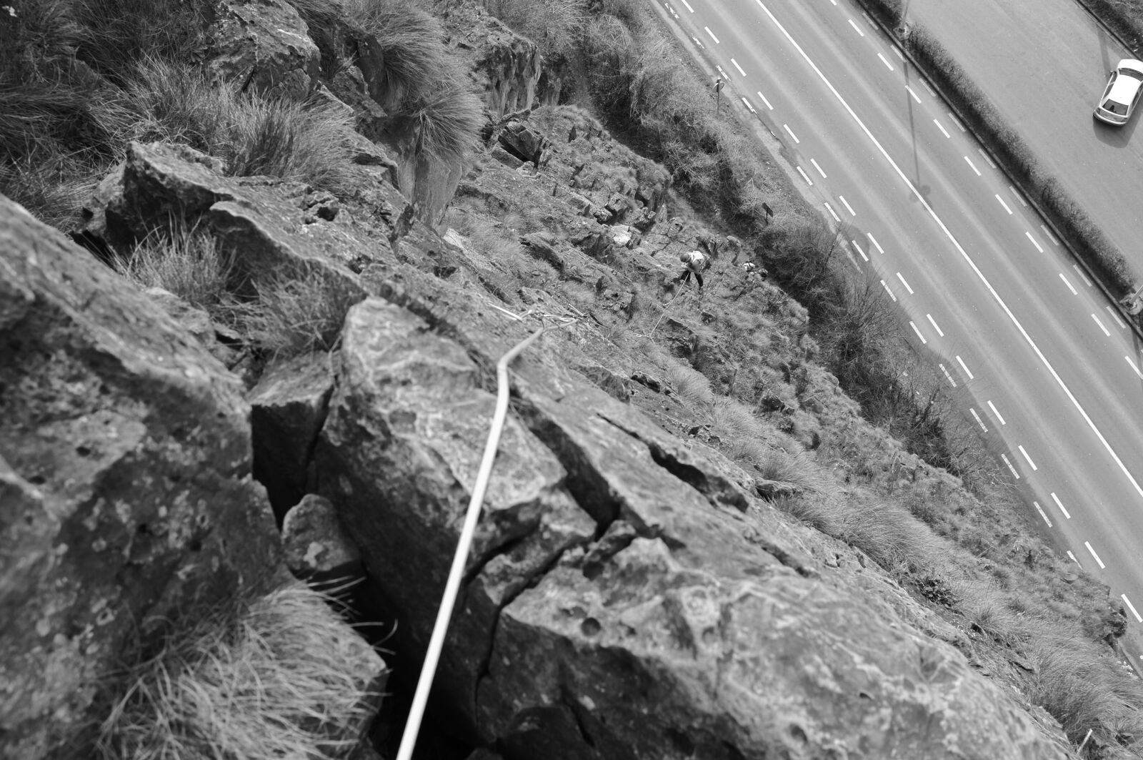 Fujifilm FinePix X100 sample photo. Adventure, climbing, belgium, black photography