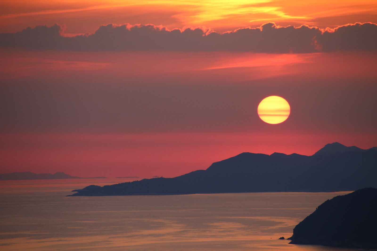 Canon EOS 70D sample photo. Sunset, red sky, sun photography