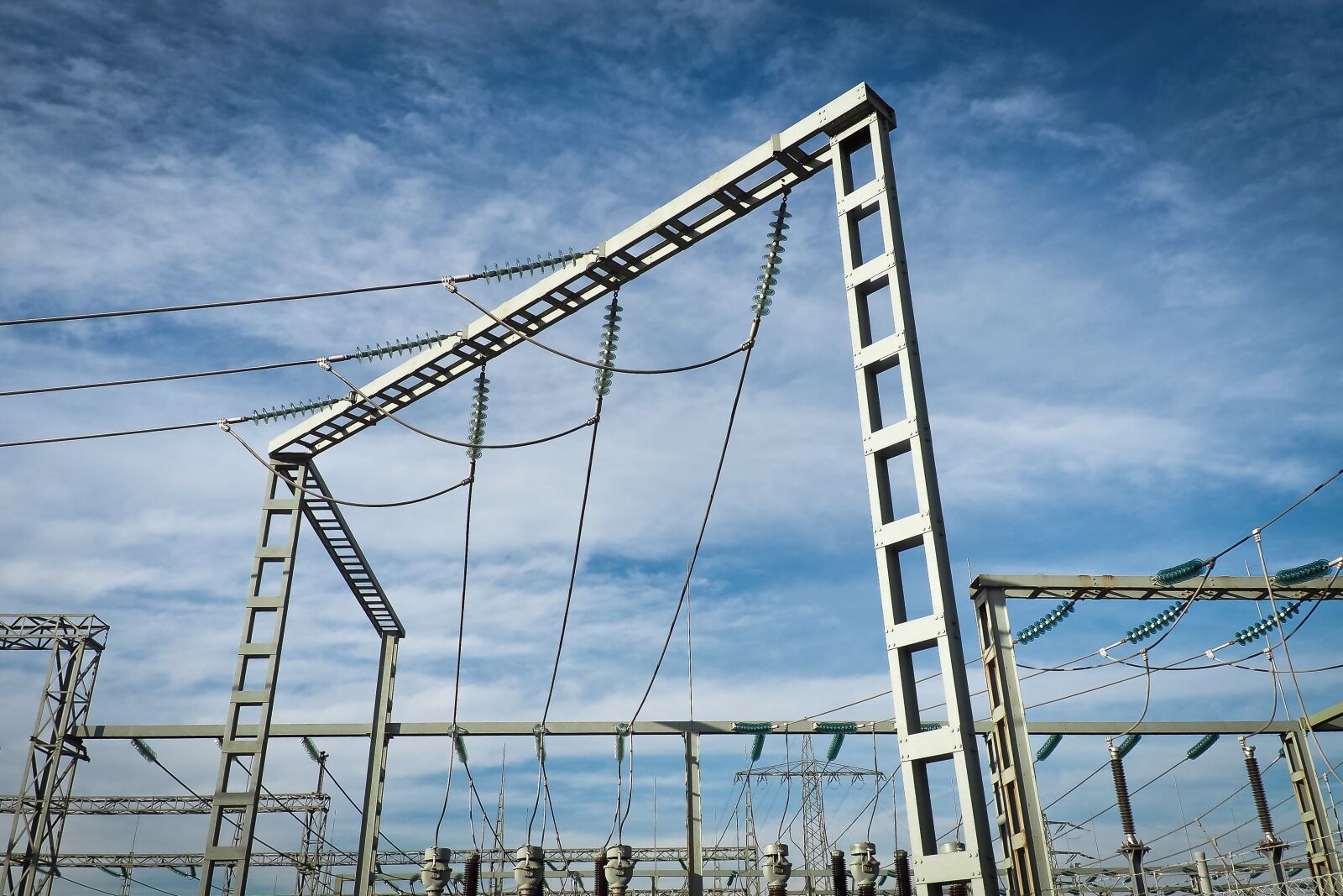 Olympus OM-D E-M10 sample photo. Current, substation, electricity photography