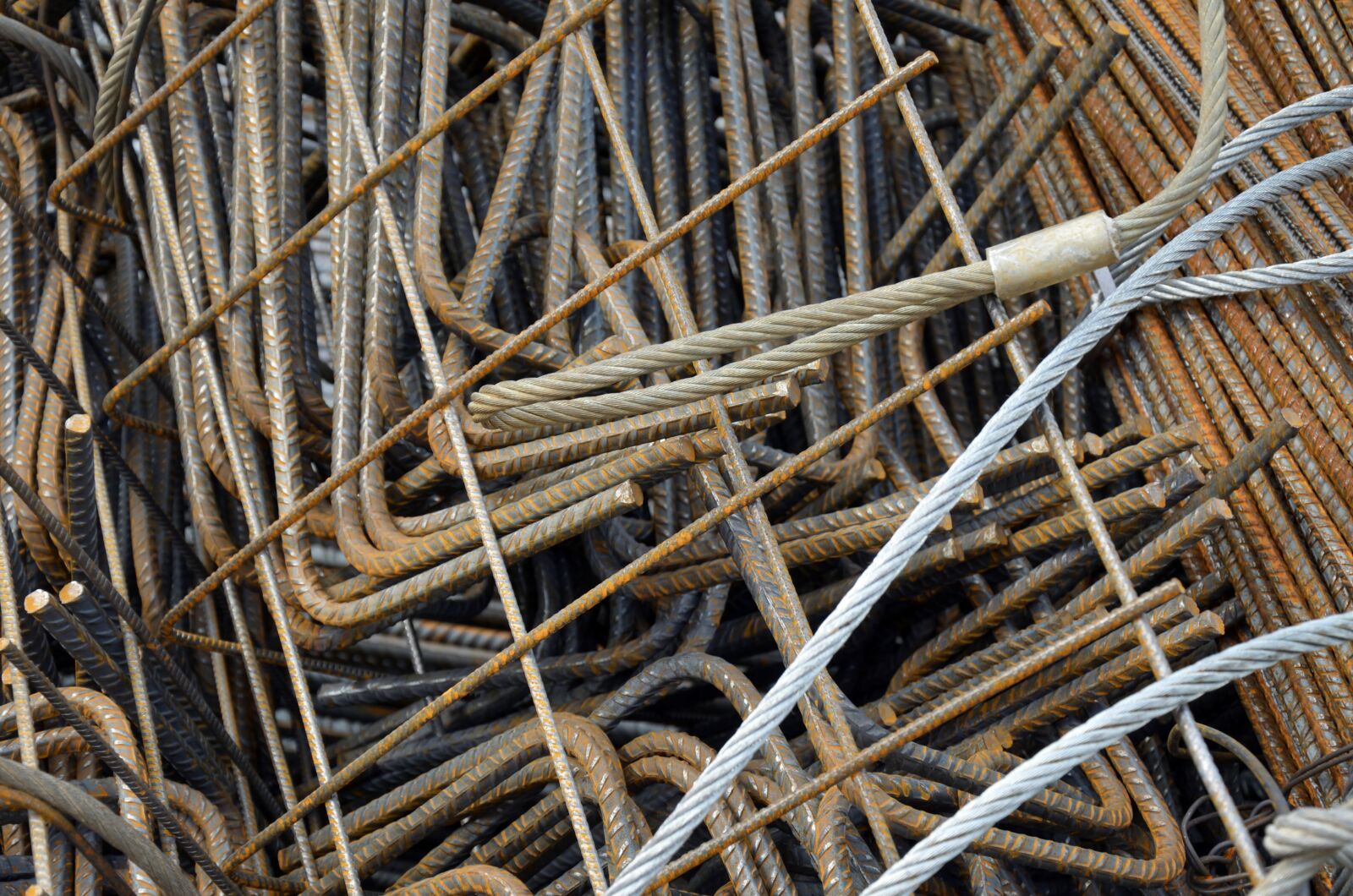 Nikon D5100 sample photo. Site, steel for construction photography