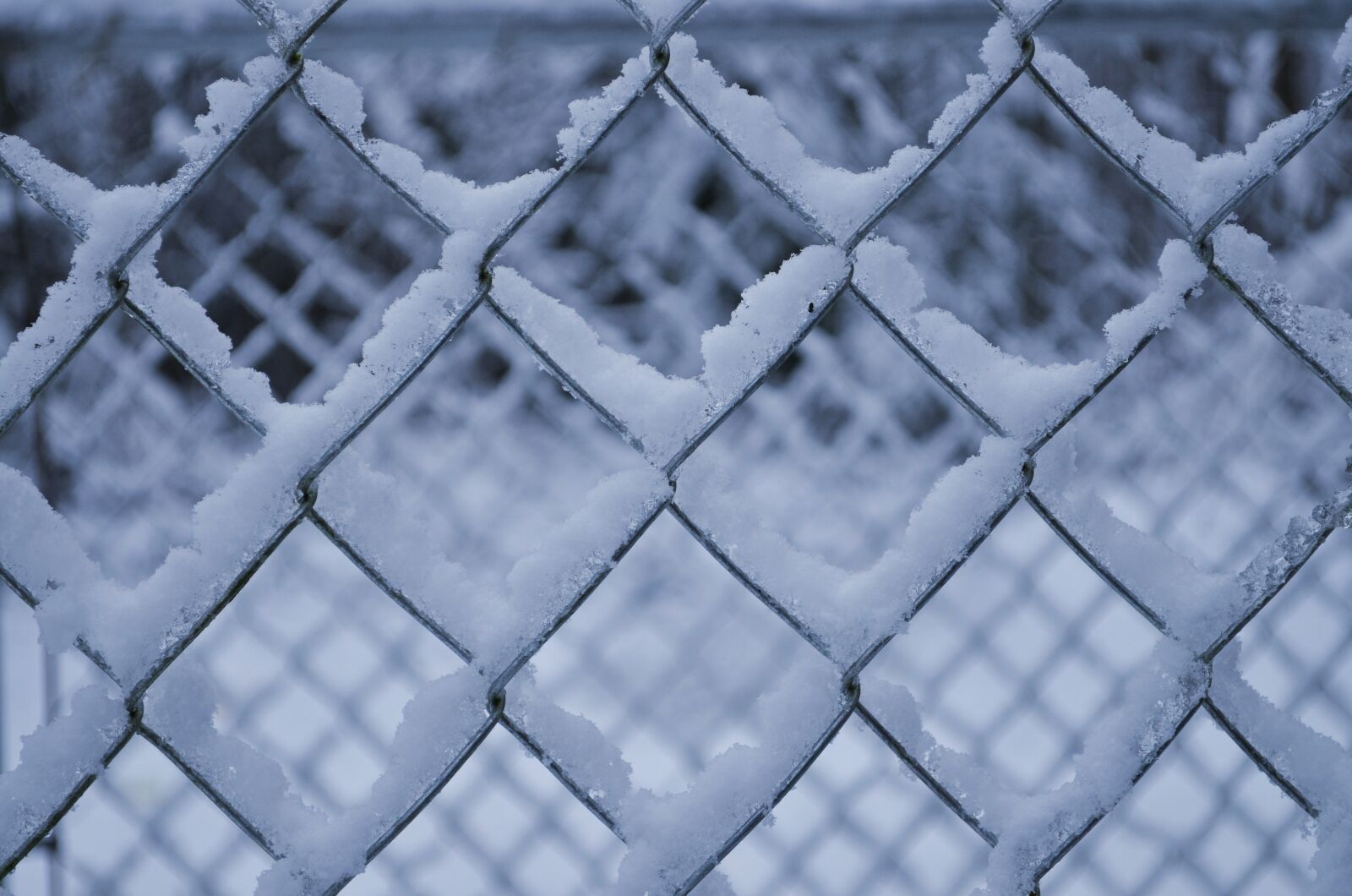 Nikon D5100 sample photo. Snow, fence, winter photography