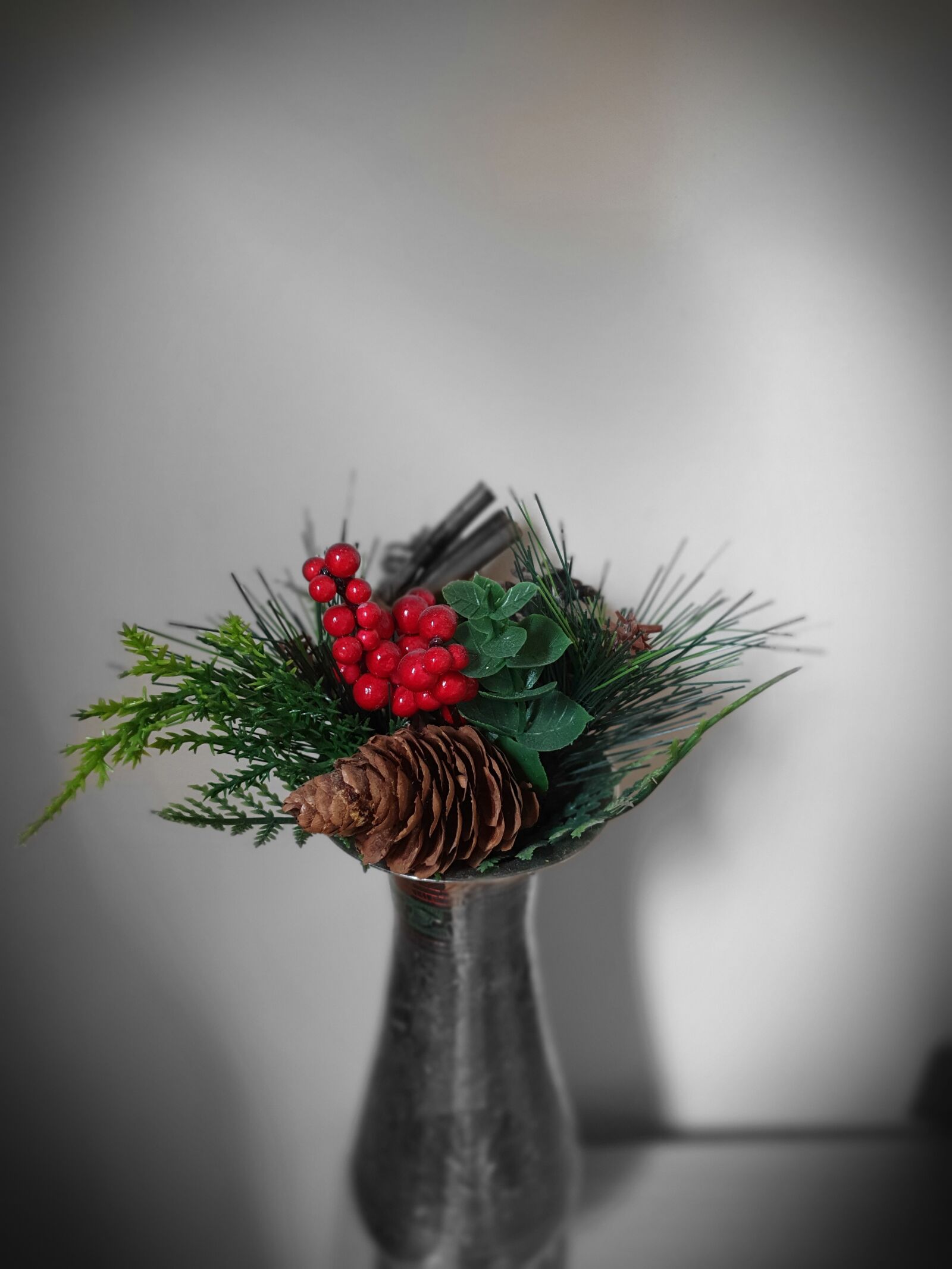 Samsung Galaxy S10+ sample photo. Vase, flowers, artistic photography