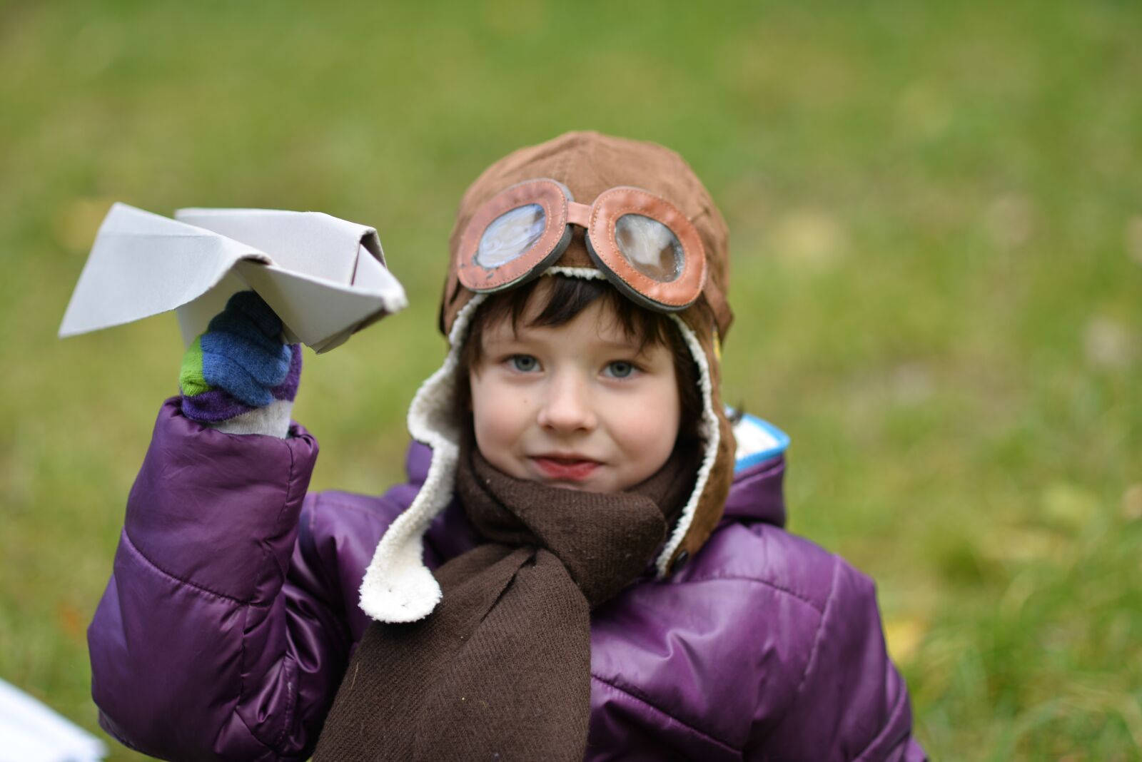 Nikon D610 sample photo. Aircraft, paper plane, toy photography