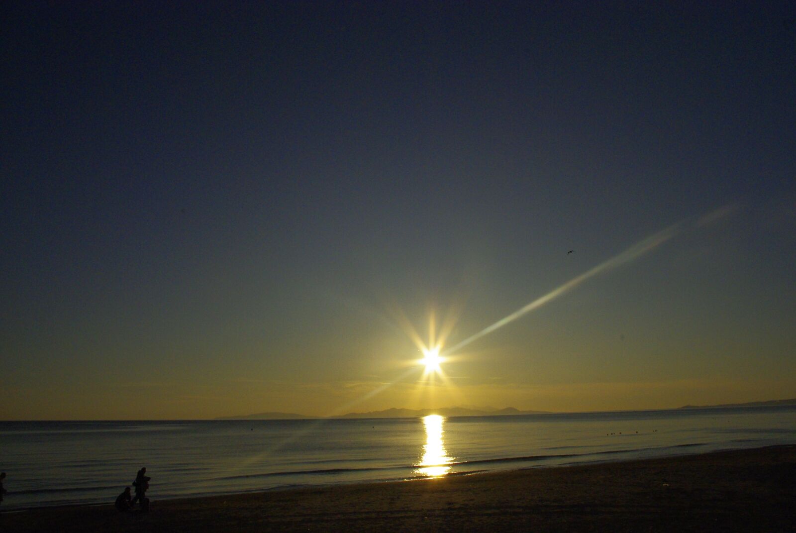 Pentax K-m (K2000) sample photo. Mare, sea, tramonto photography