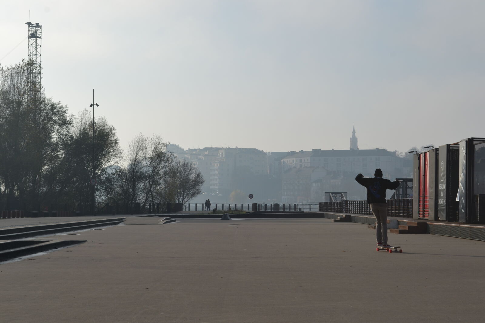 Nikon D3100 sample photo. Man, walking, on, sidewalk photography