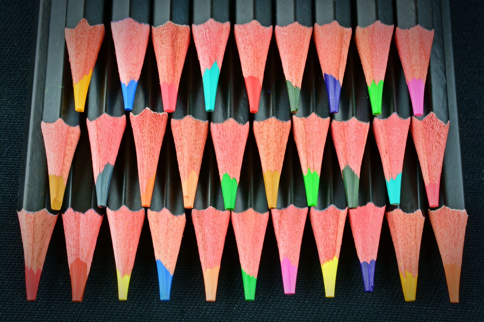 Nikon D5200 sample photo. Colored pencils, pens, color photography