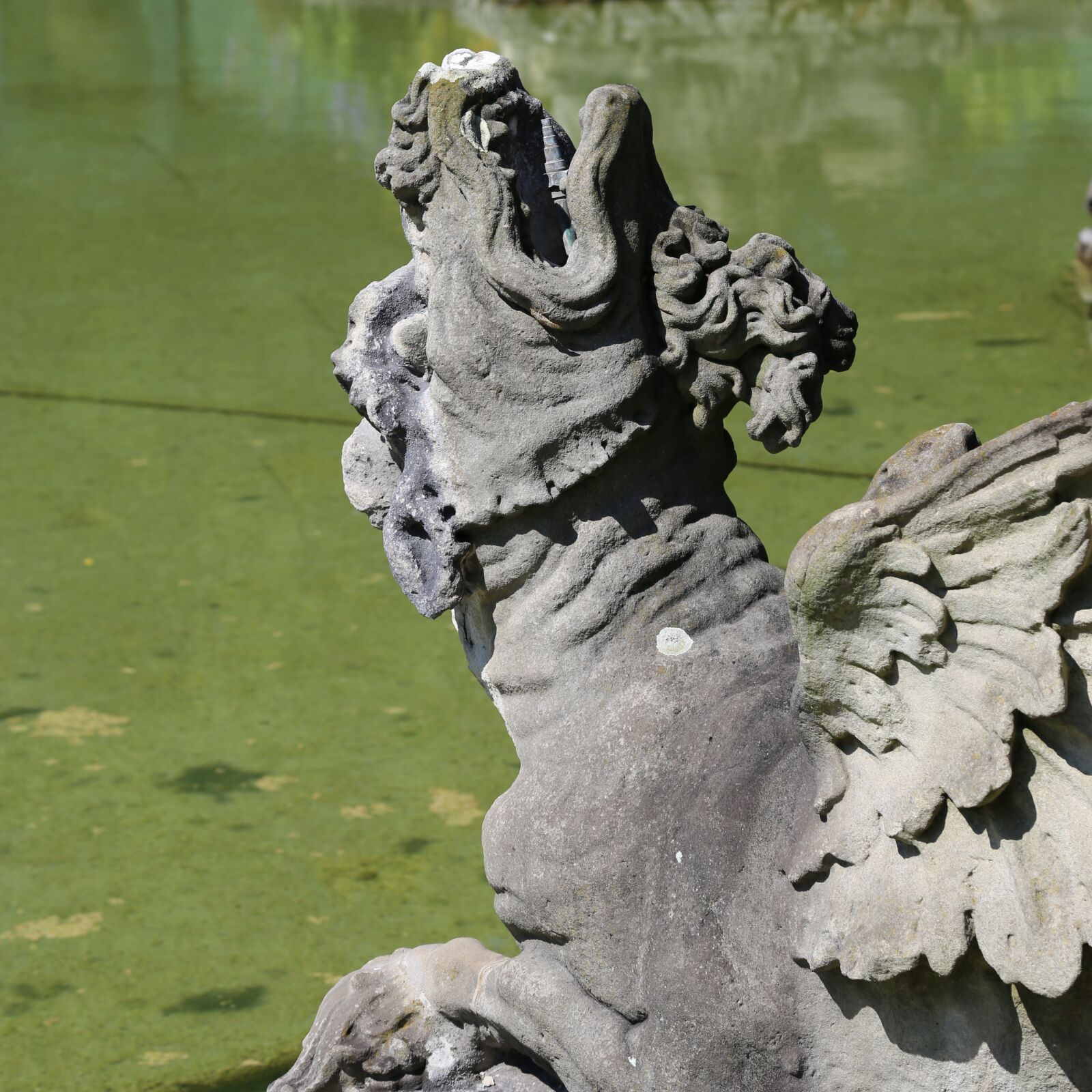 Canon EOS 6D + Canon EF 24-105mm F4L IS USM sample photo. Fountain, gargoyle, figure photography