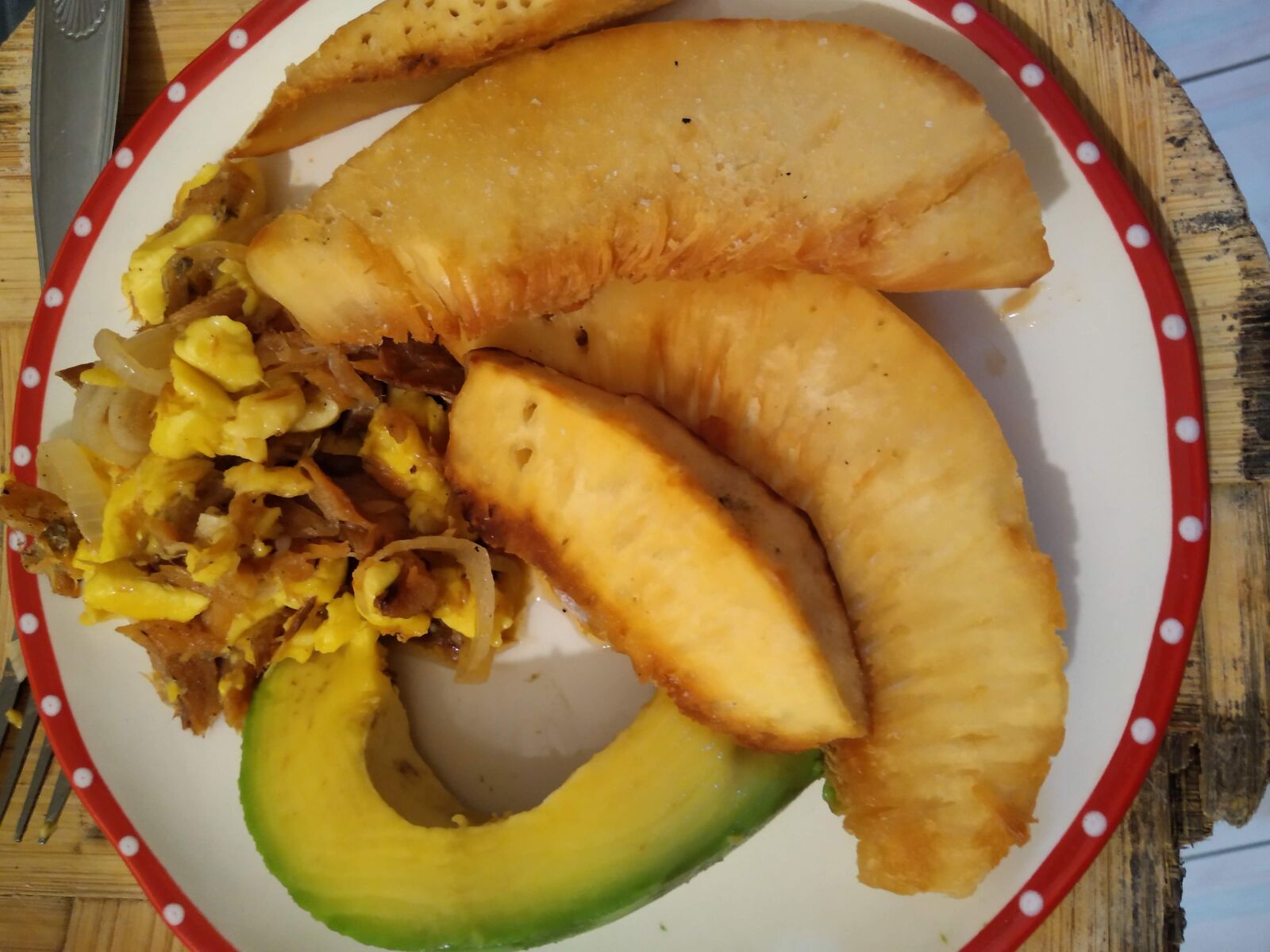 Xiaomi Redmi S2 sample photo. Jamaican, breakfast, breadfruit photography