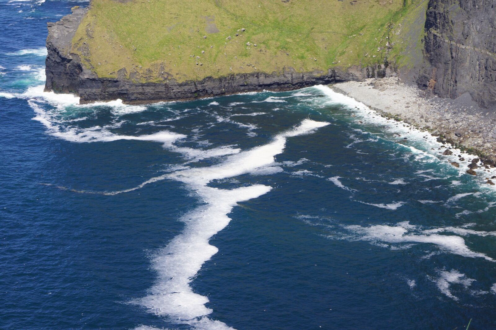 Sony SLT-A65 (SLT-A65V) sample photo. Ireland, coastline, moir cliffs photography