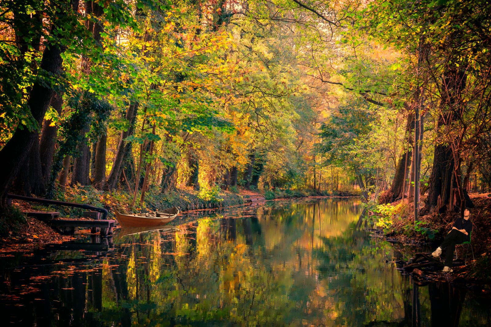 Sony a6000 sample photo. Spreewald, water, channel photography