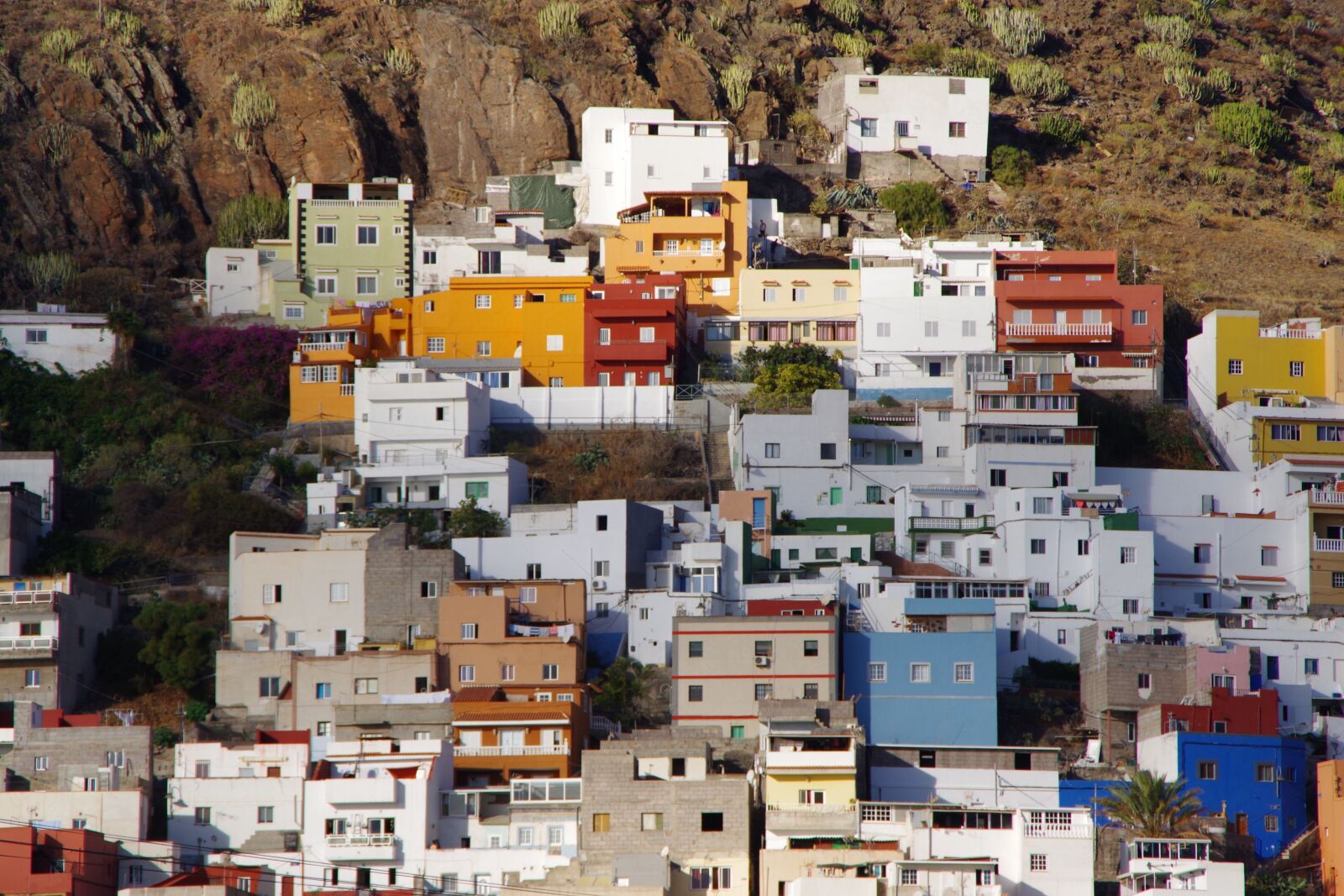 Pentax K-70 sample photo. Tenerife, island, houses photography