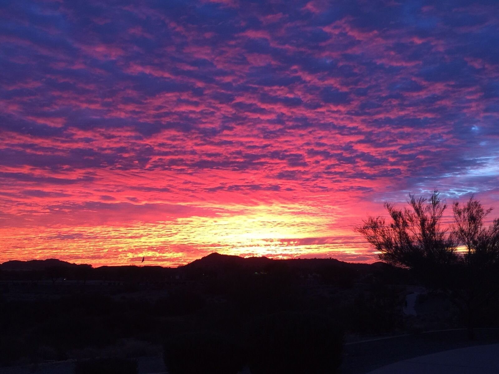 iPhone 6 Plus back camera 4.15mm f/2.2 sample photo. Arizona sunset, sunset, hiking photography