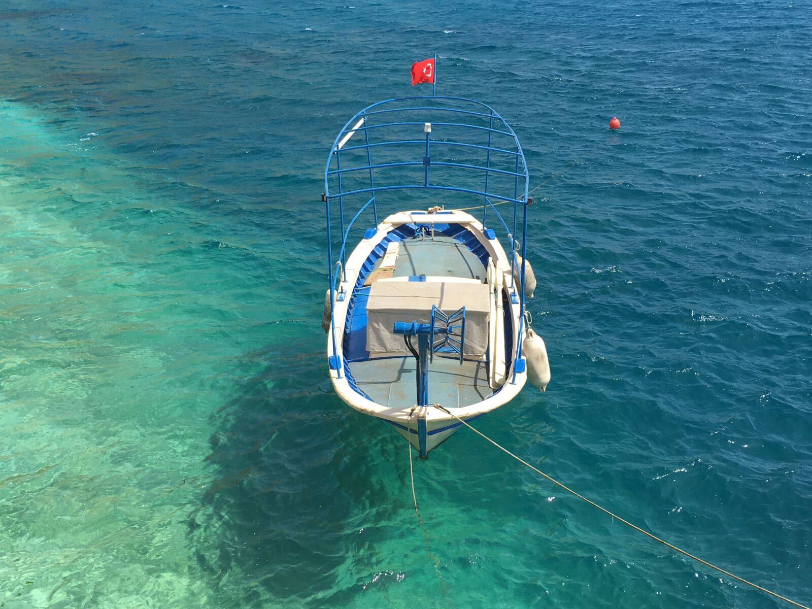 Apple iPhone 6s sample photo. Kalkan, fishing boat, aegean photography