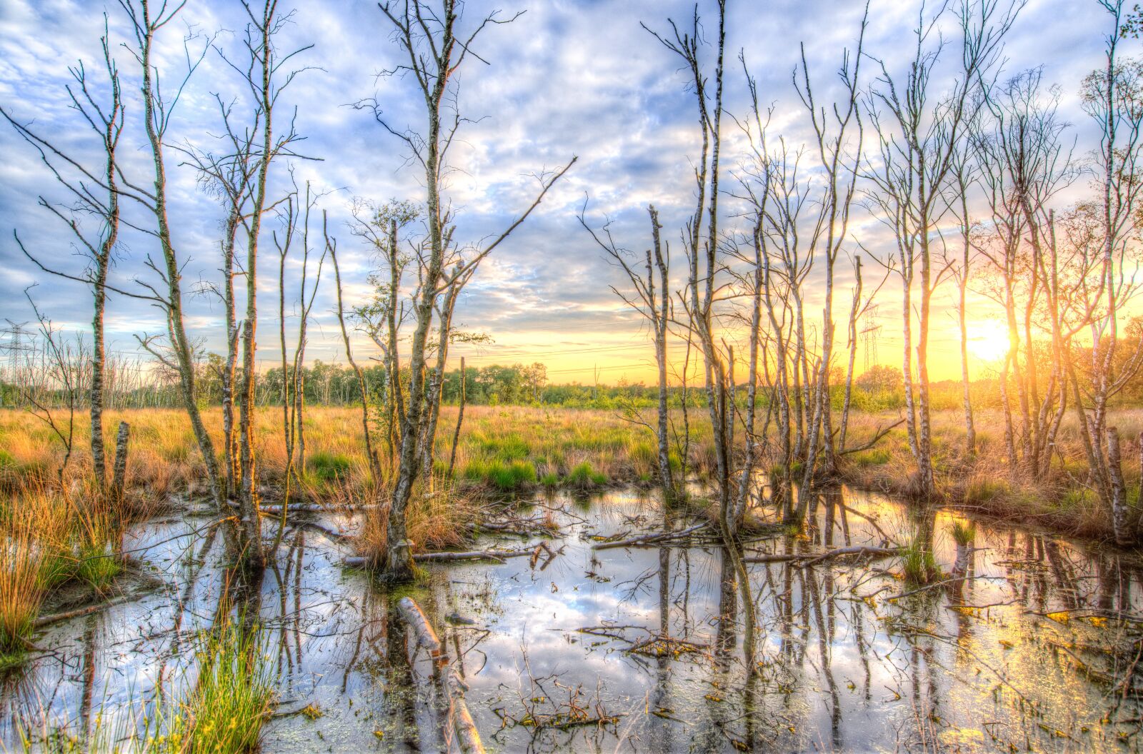 Nikon D610 sample photo. Sunset, colorful, reflection photography