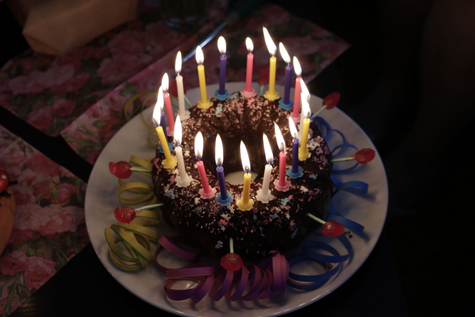 Canon EOS 80D sample photo. Birthday, candles, cake photography