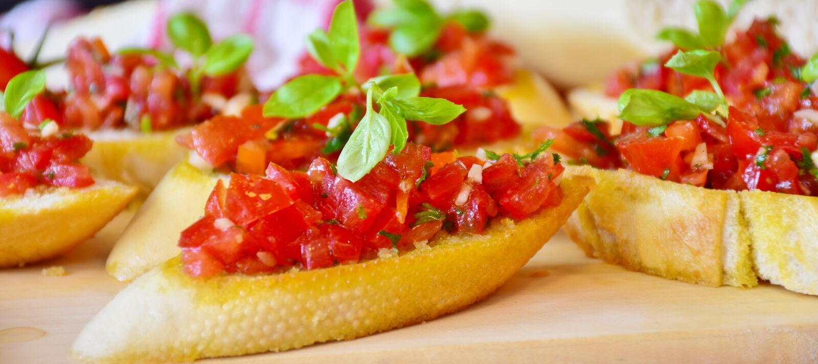 Nikon D7200 sample photo. Bruschetta, bread, baguette photography