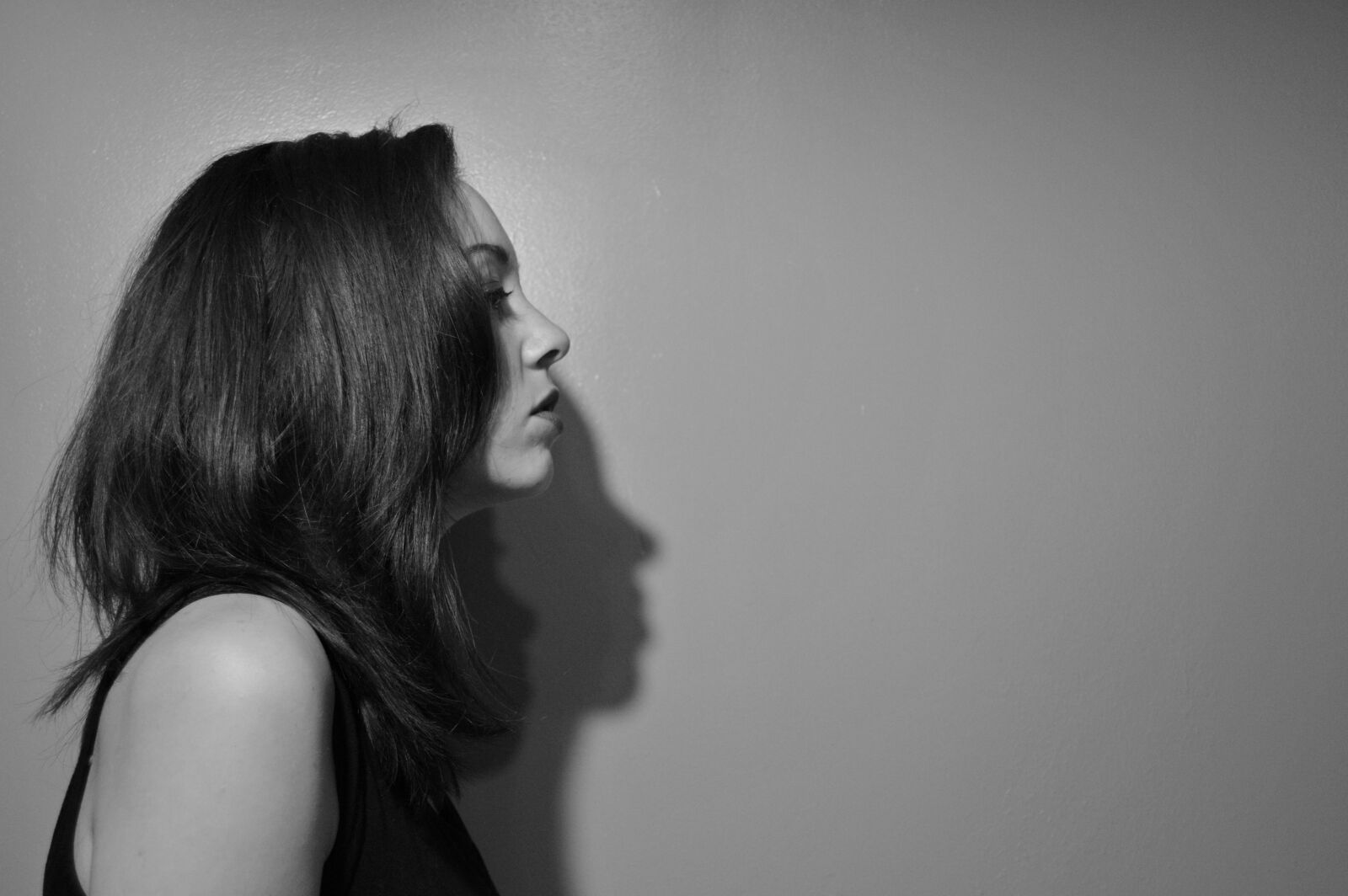 Nikon D3200 sample photo. Profile, hair, shoulder photography